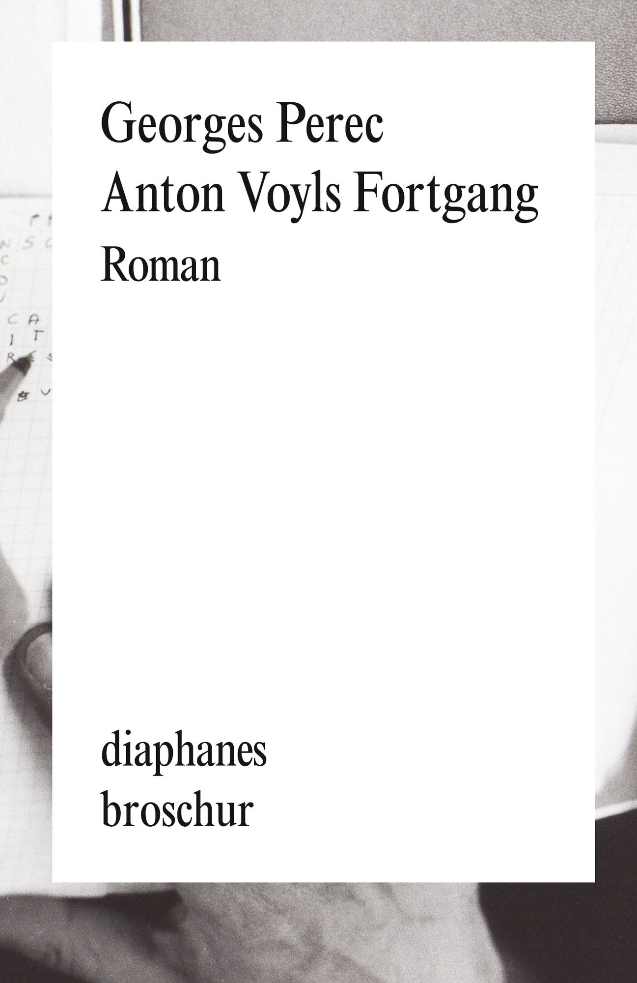 Anton Voyls Fortgang: Roman