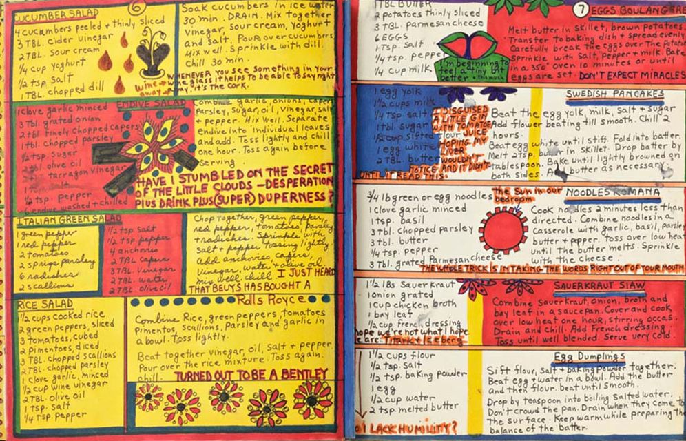 Dorothy Iannone: A Cookbook