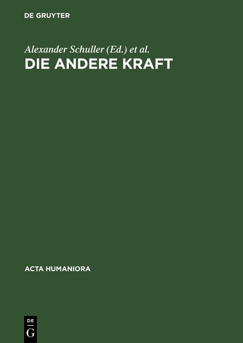 Die andere Kraft: Zur Renaissance des Bosen