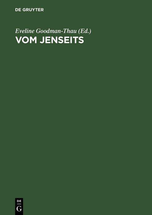 Vom Jenseits: Judisches Denken in der europaischen Geistesgeschichte
