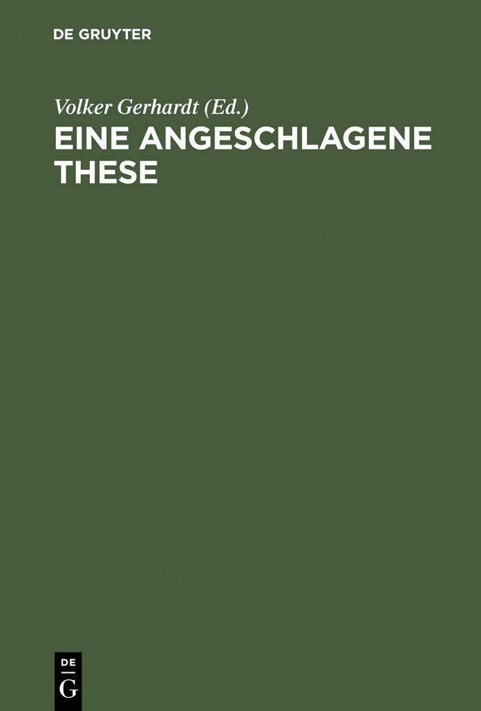 Eine angeschlagene These: Die 11. Feuerbach-These von Karl Marx im Foyer der Humboldt-Universitat zu Berlin