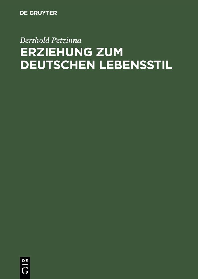 Erziehung zum deutschen Lebensstil: Ursprung und Entwicklung des jungkonservativen "Ring"-Kreises 1918-1933