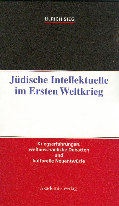 Jüdische Intellektuelle im Ersten Weltkrieg: Kriegserfahrungen, weltanschauliche Debatten und kulturelle Neuentwürfe