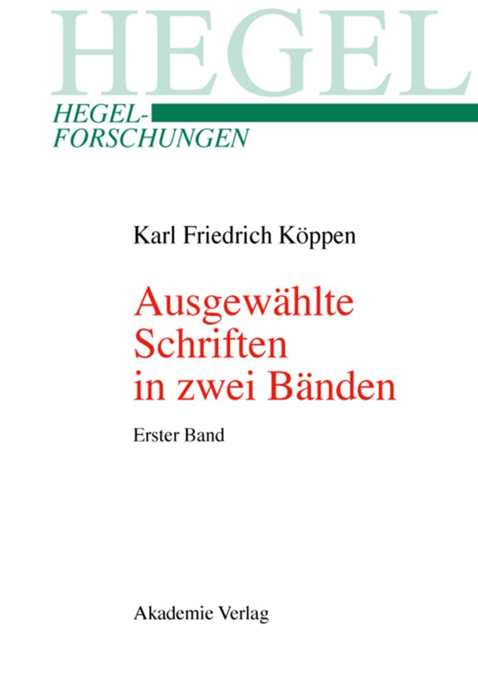 Ausgewï¿½hlte Schriften in zwei Bï¿½nden