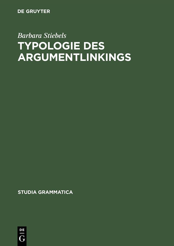Typologie des Argumentlinkings: Okonomie und Expressivitat