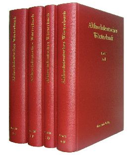Althochdeutsches Worterbuch, Althochdeutsches Worterbuch. Band I: A-B