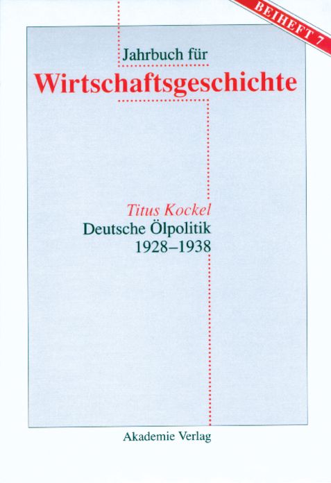 Deutsche Olpolitik 1928-1938