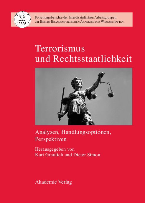 Terrorismus Und Rechtsstaatlichkeit