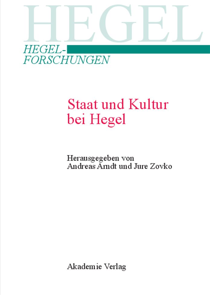 Staat und Kultur bei Hegel