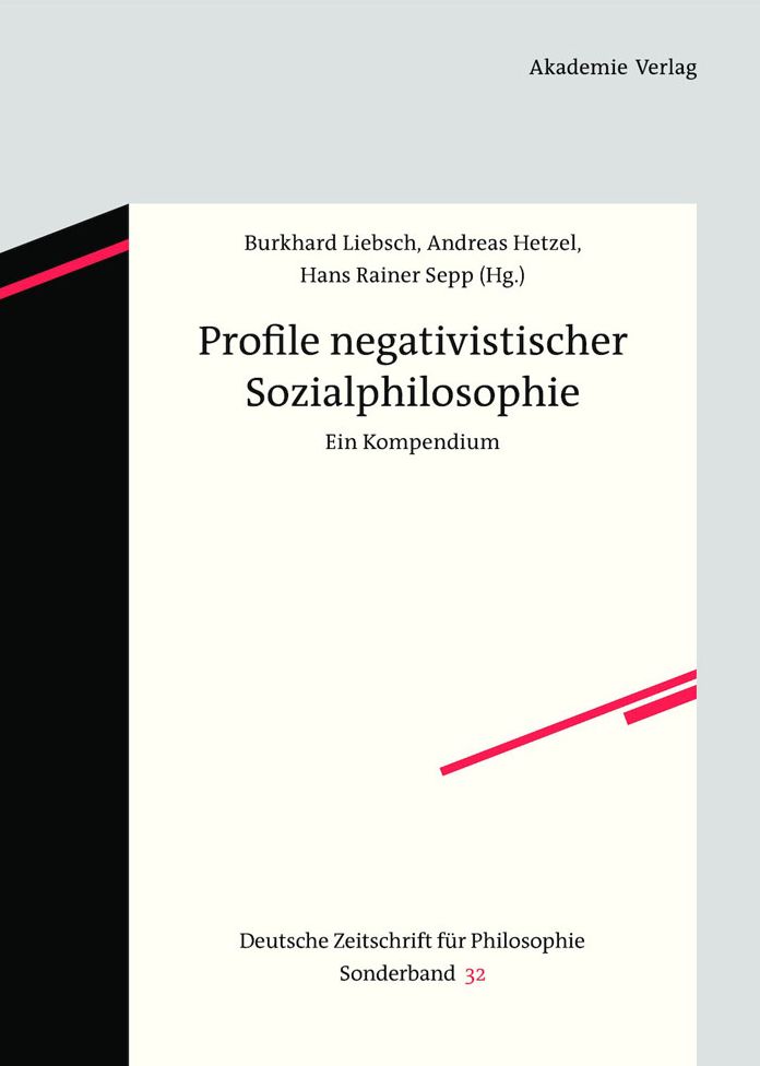 Profile negativistischer Sozialphilosophie: Ein Kompendium