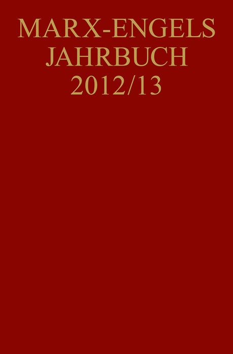 Marx-Engels-Jahrbuch 2012/13