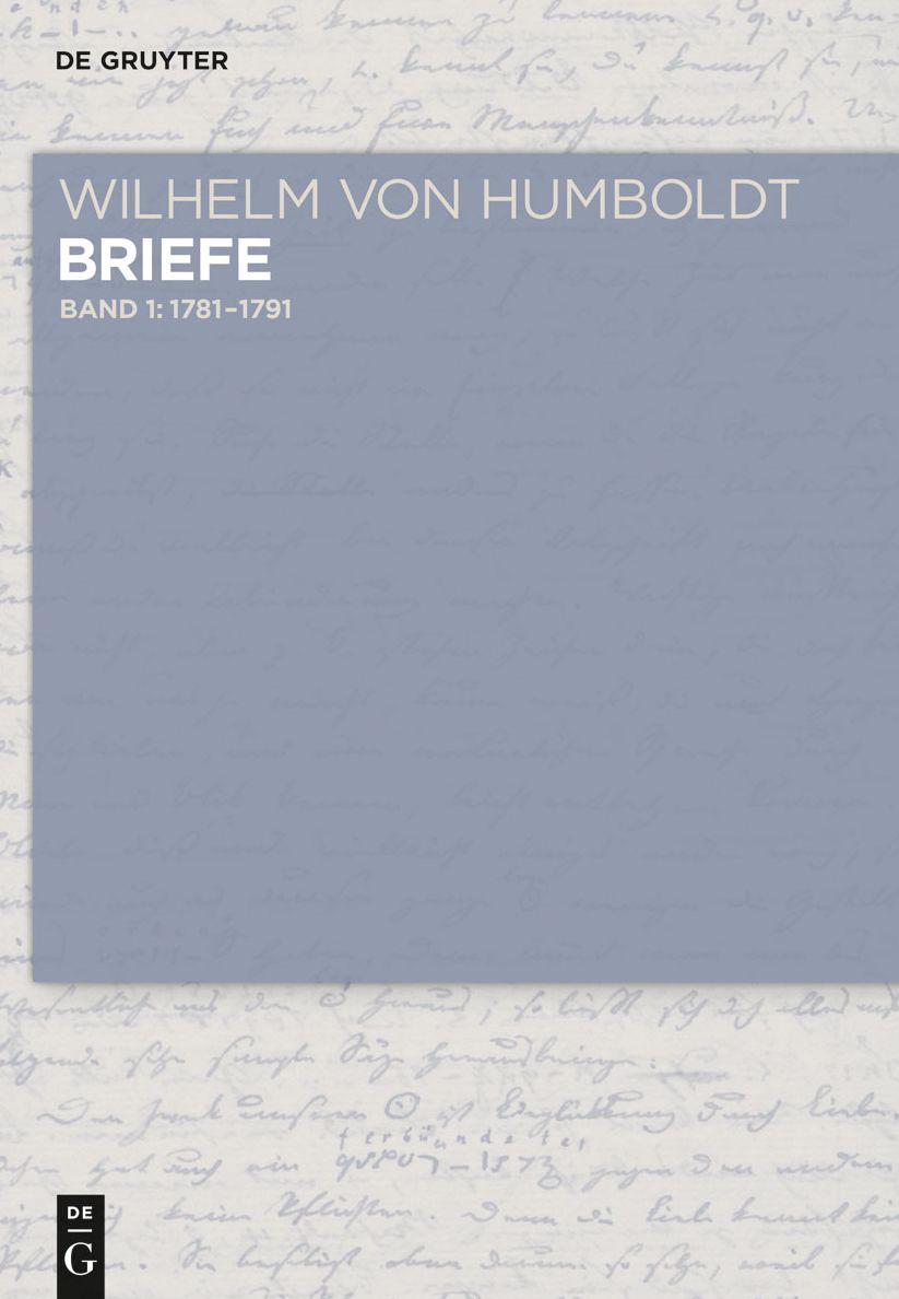 Briefe 1781 bis Juni 1791