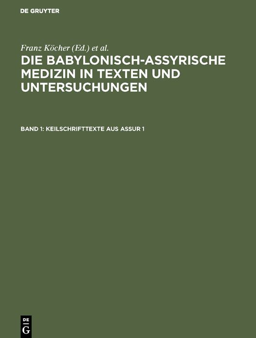 Keilschrifttexte aus Assur 1