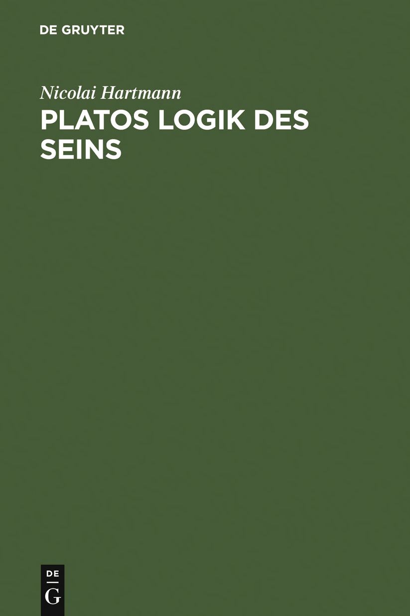 Platos Logik des Seins