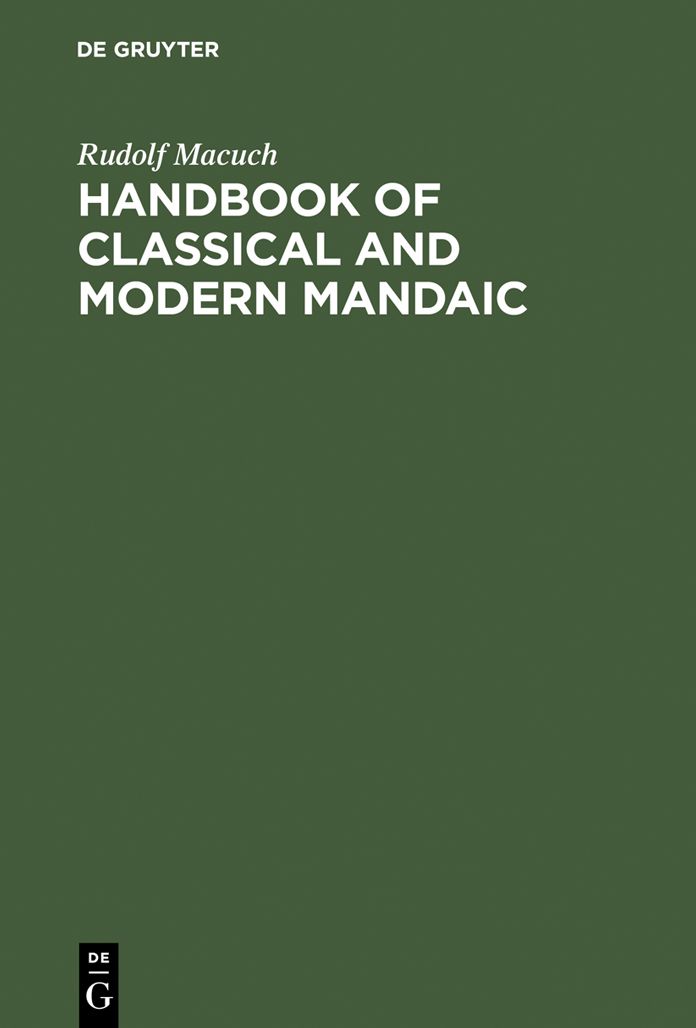 Handbook of Classical and Modern Mandaic