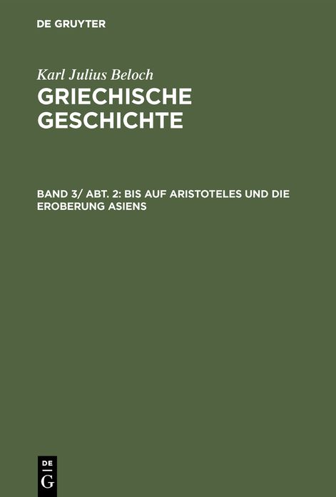 Bis auf Aristoteles und die Eroberung Asiens