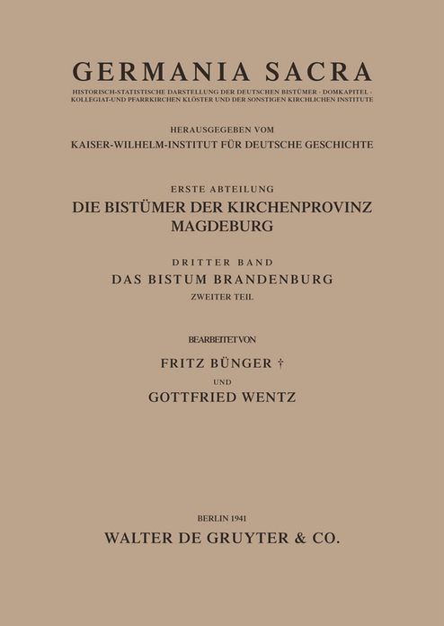 Das Bistum Brandenburg. Teil 2