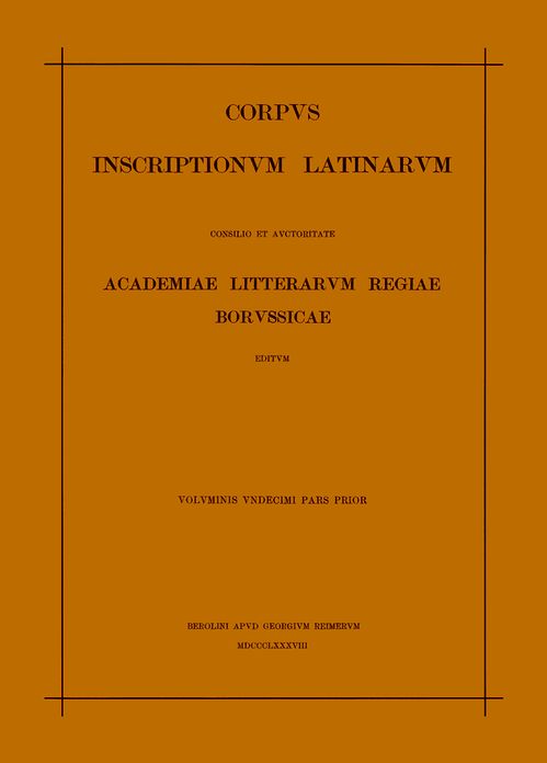 Inscriptiones Aemiliae et Etruriae