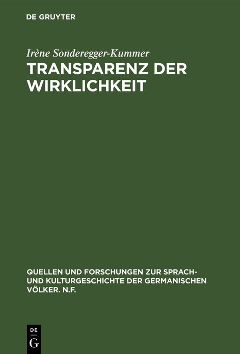 Transparenz der Wirklichkeit: Edzard Schaper und die Innere Spannung
