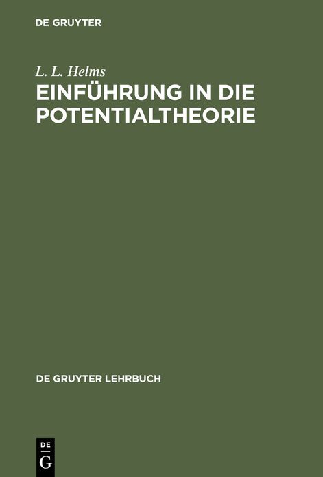 Einfuhrung in die Potentialtheorie
