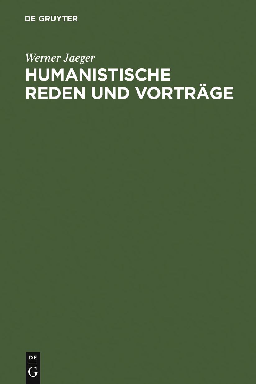 Humanistische Reden und Vortrage