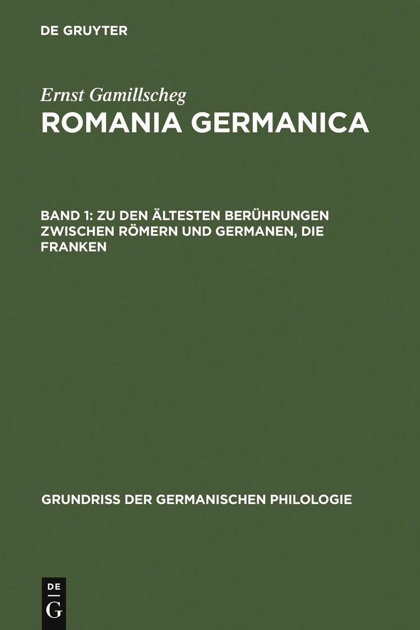 Zu den altesten Beruhrungen zwischen Romern und Germanen, Die Franken