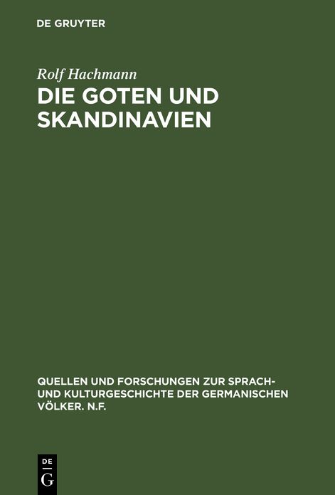 Die Goten Und Skandinavien