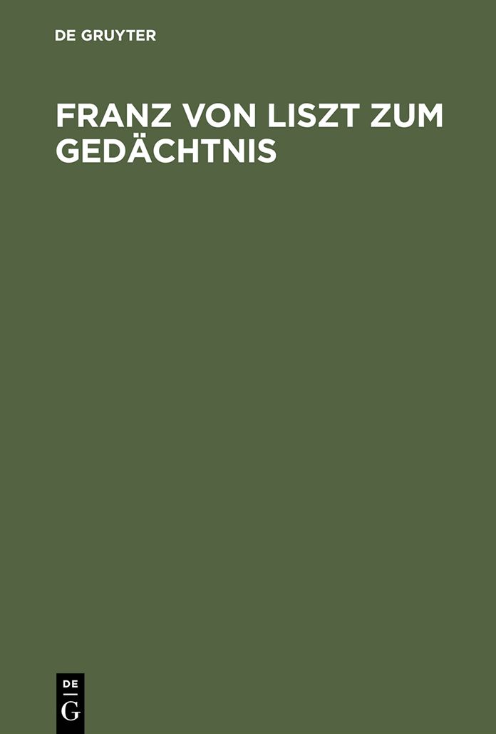 Franz von Liszt zum Gedachtnis: Zur 50. Wiederkehr seines Todestages am 21. Juni 1919