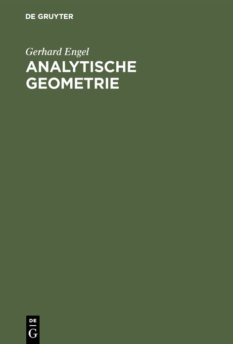 Engel:analytische Geometrie: Analytische Geometrie