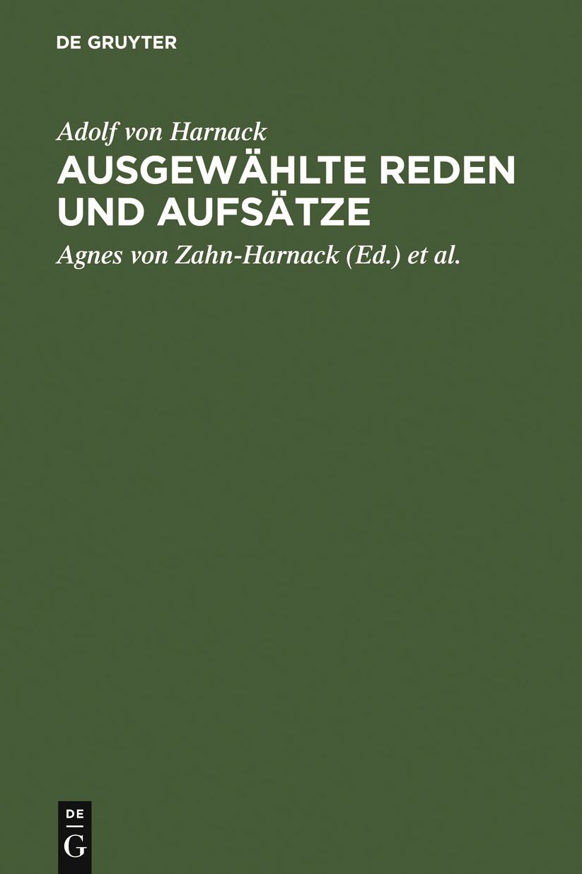 Ausgewahlte Reden und Aufsatze