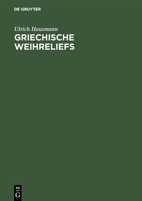 Griechische Weihreliefs