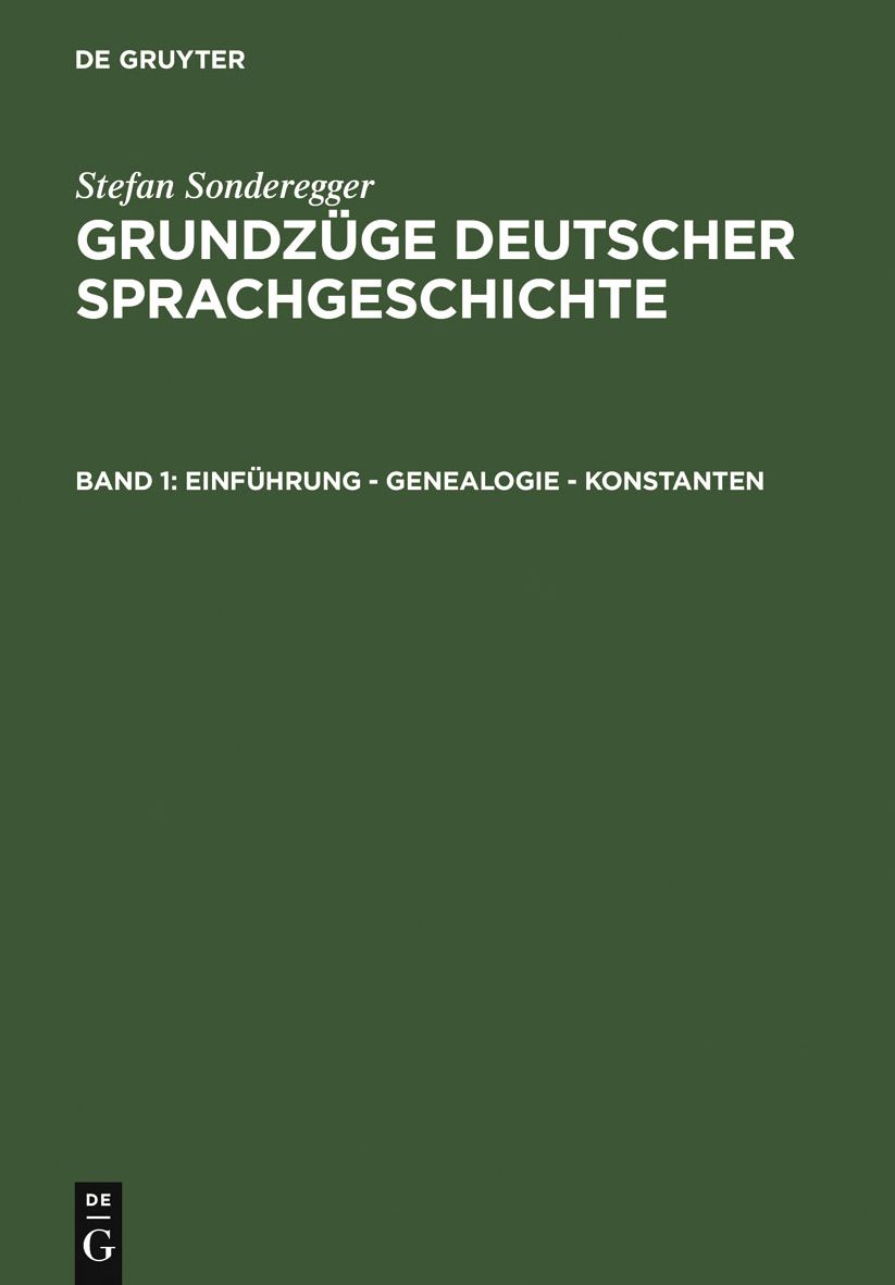 Einfuhrung - Genealogie - Konstanten