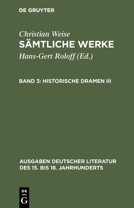 Historische Dramen III