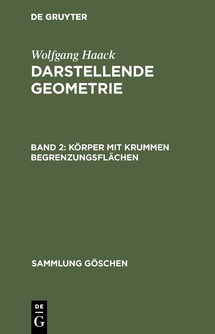 BD 2,Korper Mit Krummen Begrenzungsflachen,Kotierte Projektionen