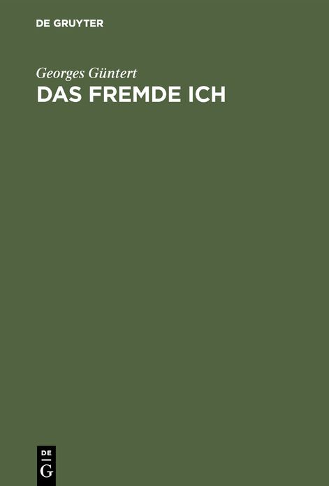 Das Fremde Ich: Fernando Pessoa