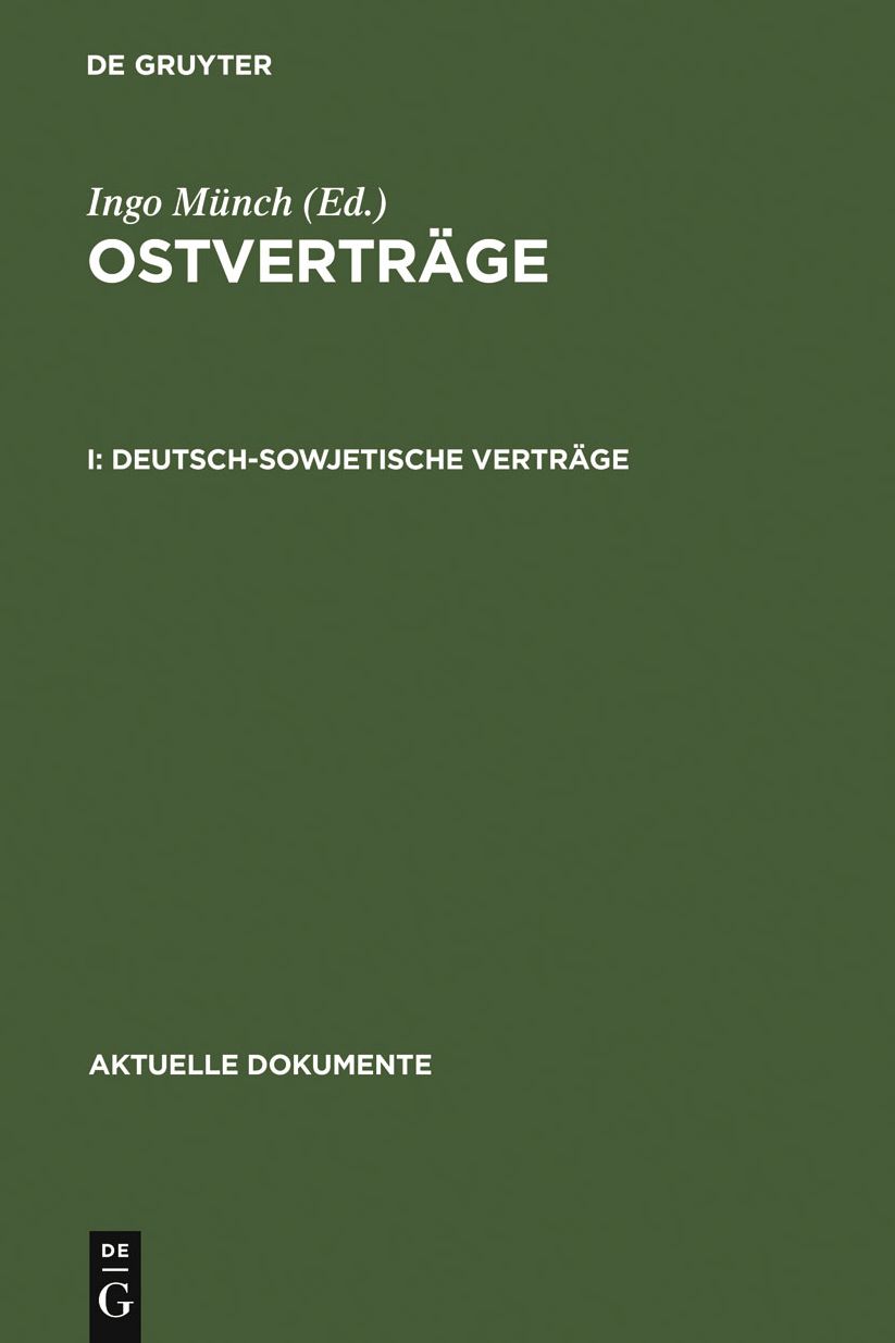 Deutsch-sowjetische Vertrage