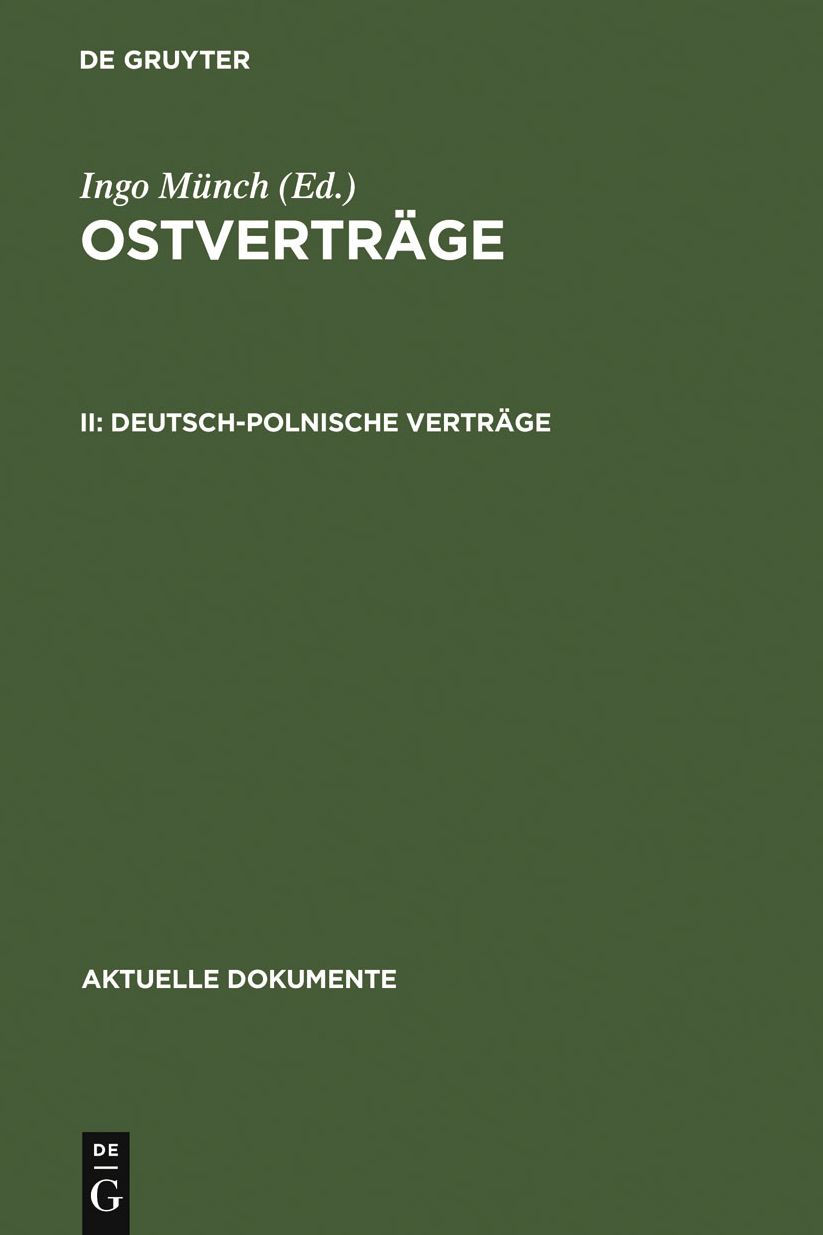 Deutsch-polnische Vertrage
