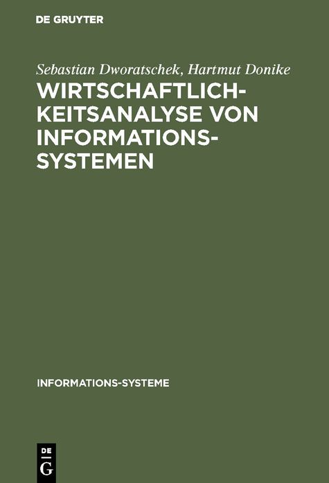 Dworatschek/donike:wirtsch. -analyse v inform Ins: Wirtsch. -analyse v inform Ins