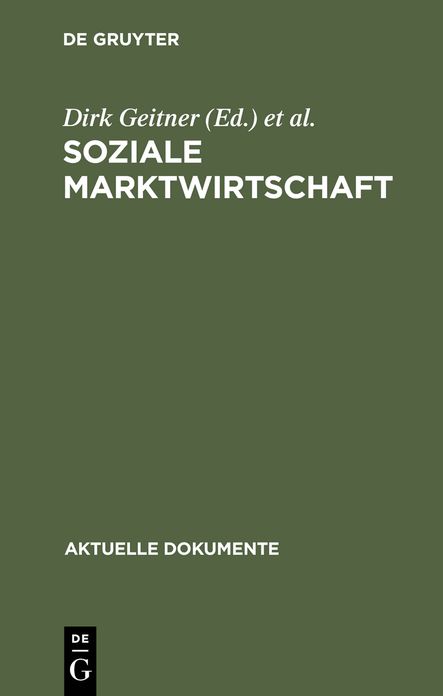Soziale Marktwirtschaft