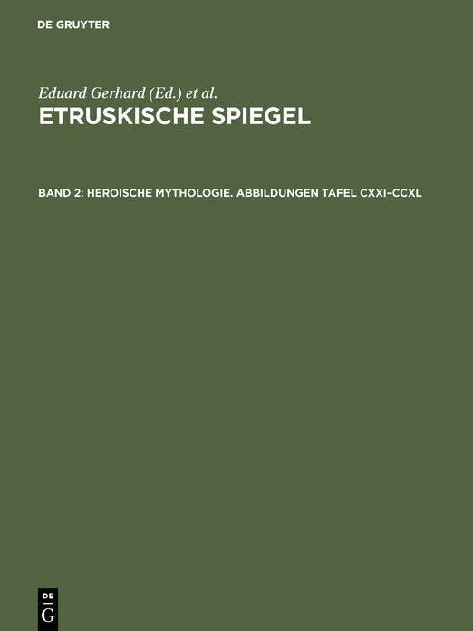 Gerhard:etruskische spiegel bd 2 apart ND: Etruskische spiegel bd 2 apart ND