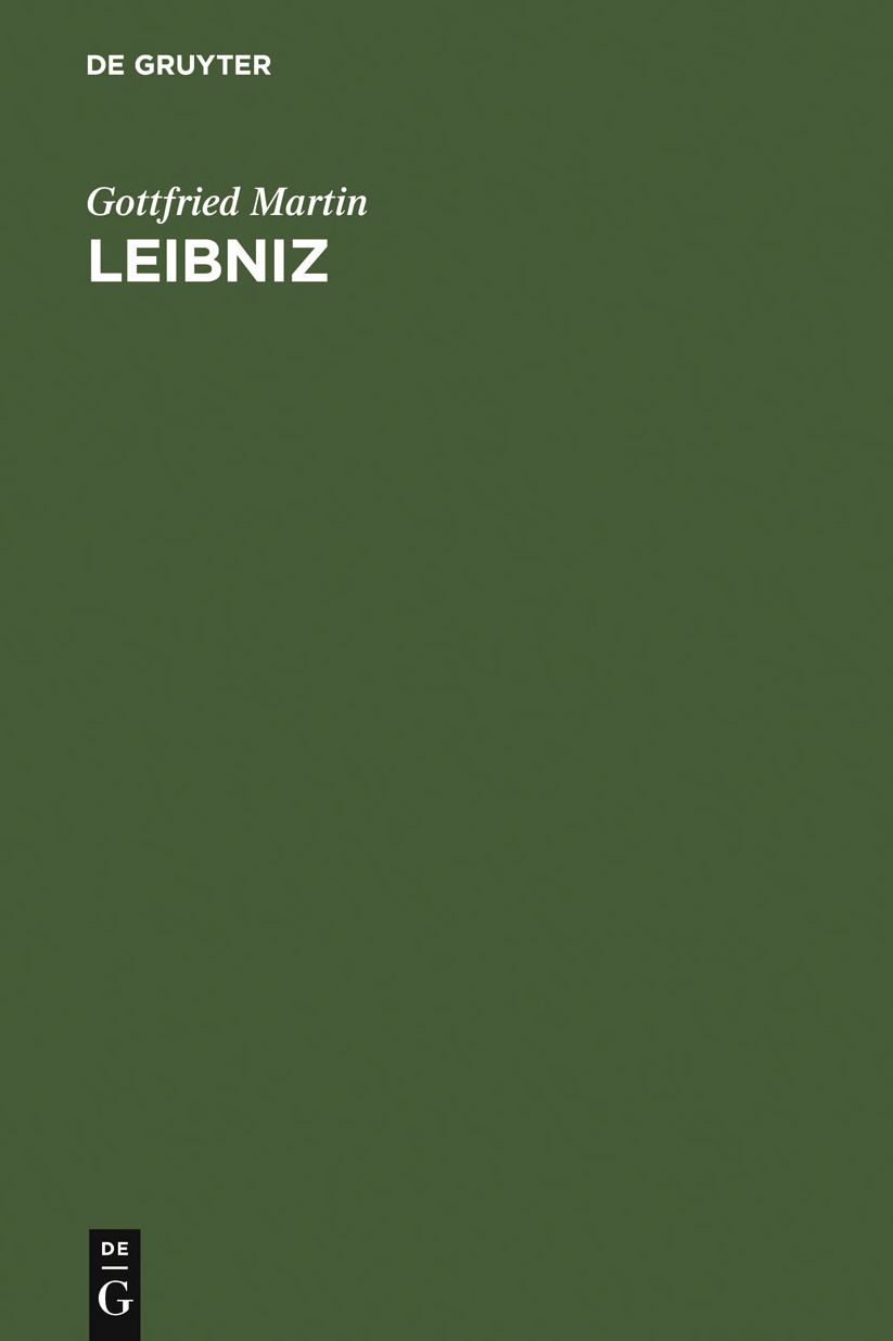 Leibniz: Logik und Metaphysik