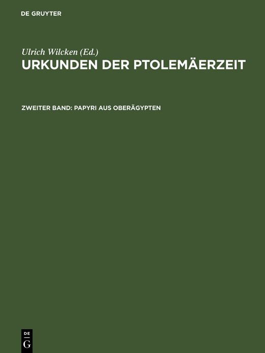 Papyri aus Oberagypten