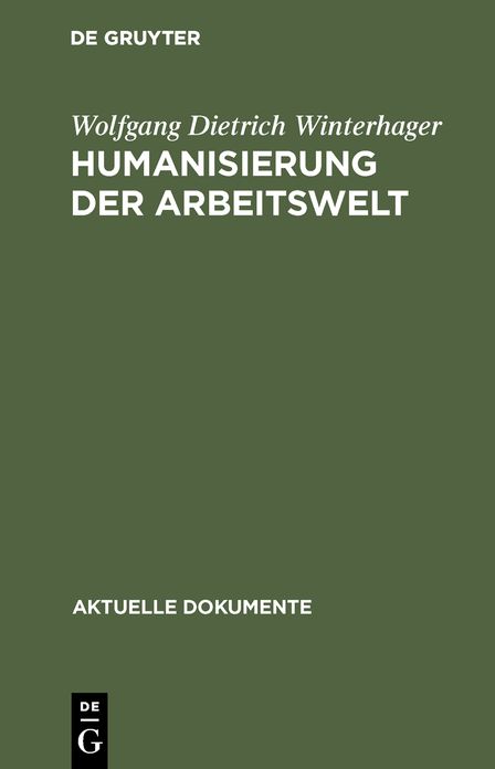 Humanisierung d arbeitswelt Ado