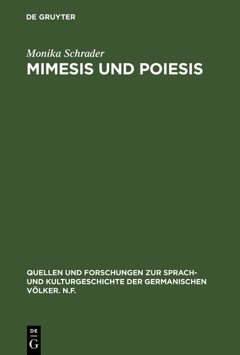 Mimesis und Poiesis Poetologische zum Bildungsroman