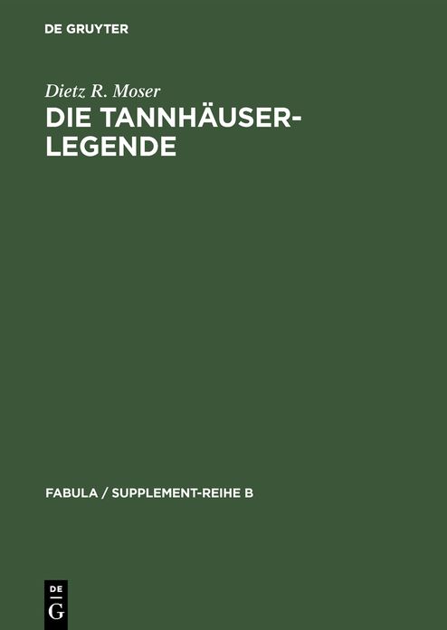 Tannhaeuser Legende