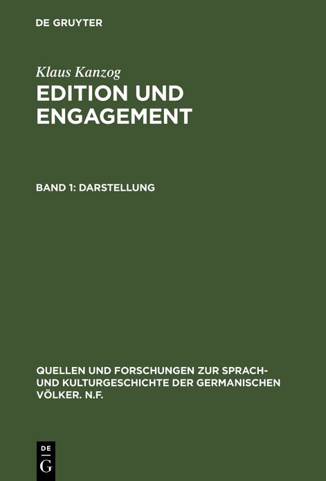 Edition und Engagement, 150 Jahre Editionsgeschichte der Werke und Briefe Heinrich von Kleists
