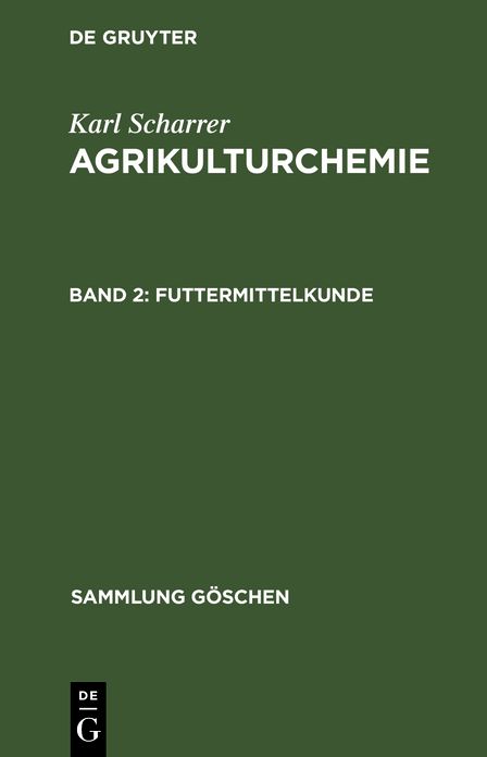Sg 330a scharrer Agrikulturchemie 2