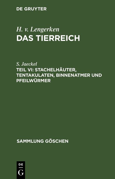 Sg 441 Jaeckel/stachelhaeut