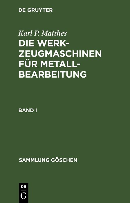 Sg 561 Matthes/werkzeug 1