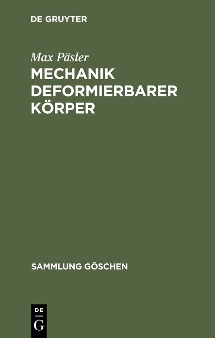 Mechanik deformierbarer Korper